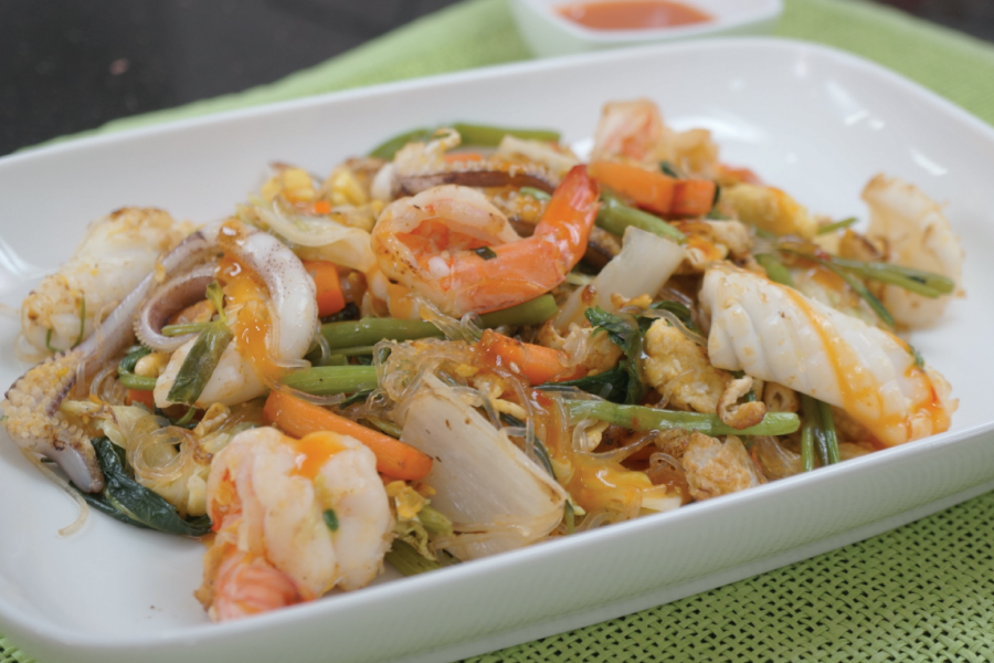 Dry Seafood Sukiyaki