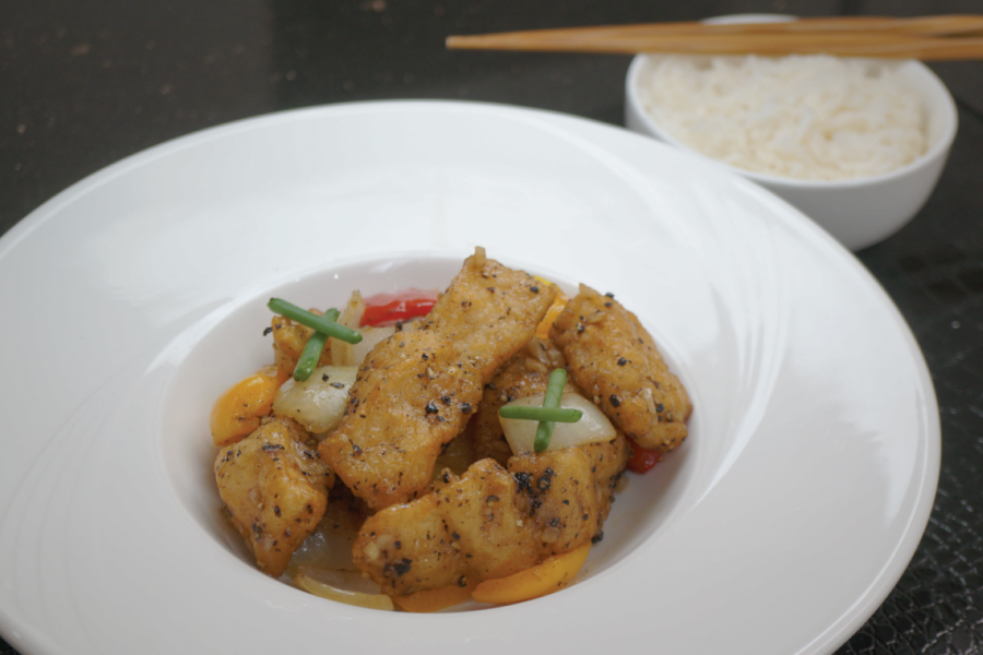 Crispy Fried Fish with Soybean Sauce