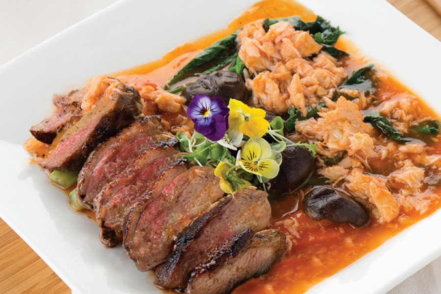 Stir-fried Duck Breast with Vegetables and Chilli Sauce